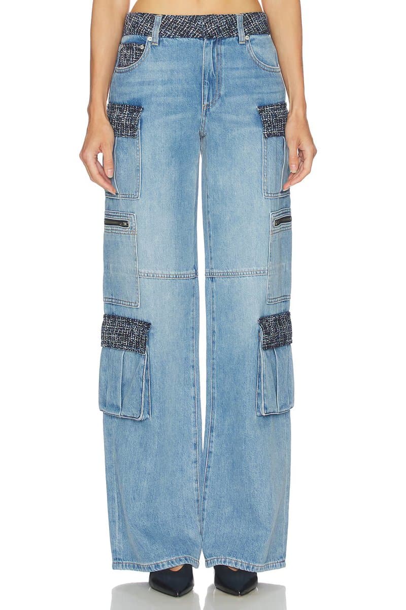 revolve Cay Baggy Denim Cargo