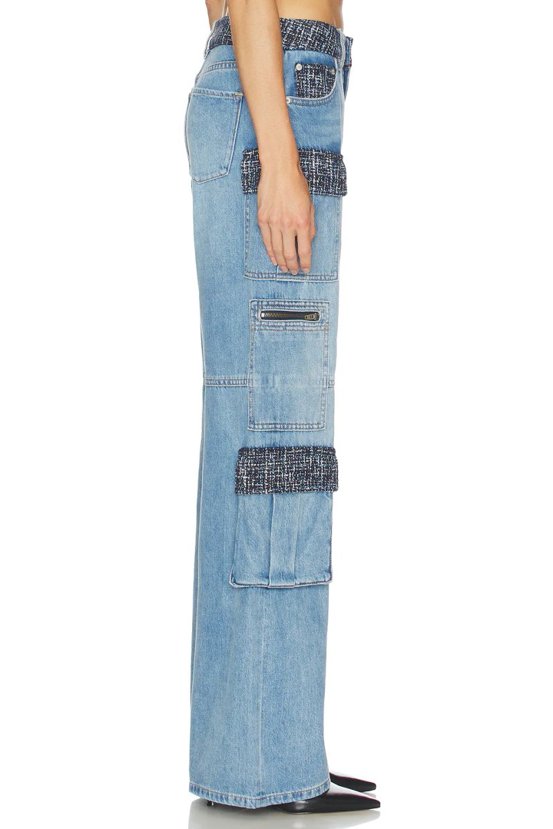 revolve Cay Baggy Denim Cargo - 3