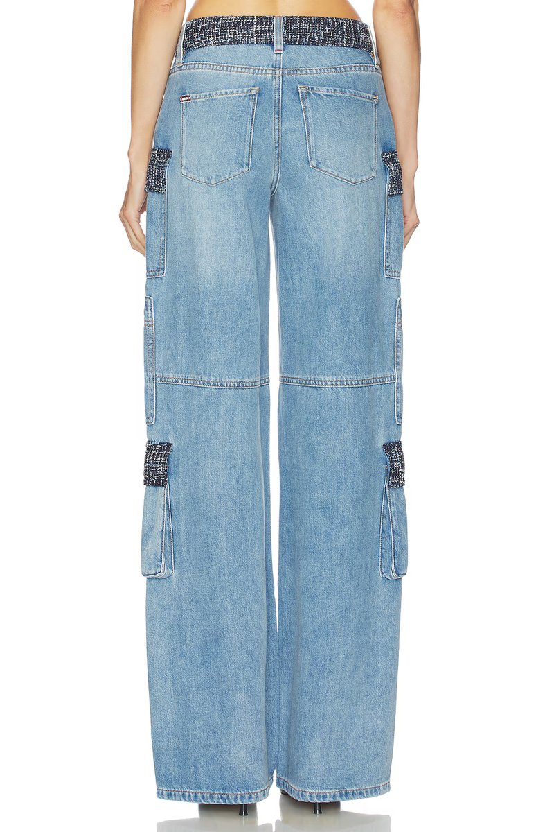revolve Cay Baggy Denim Cargo - 4