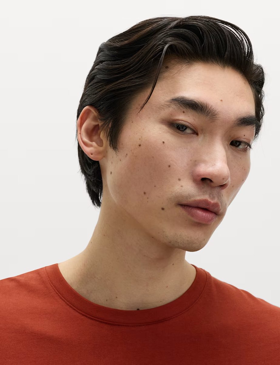 Marks & Spencer M&S Regular Fit Pure Cotton Crew Neck T-Shirt Paprika - 2