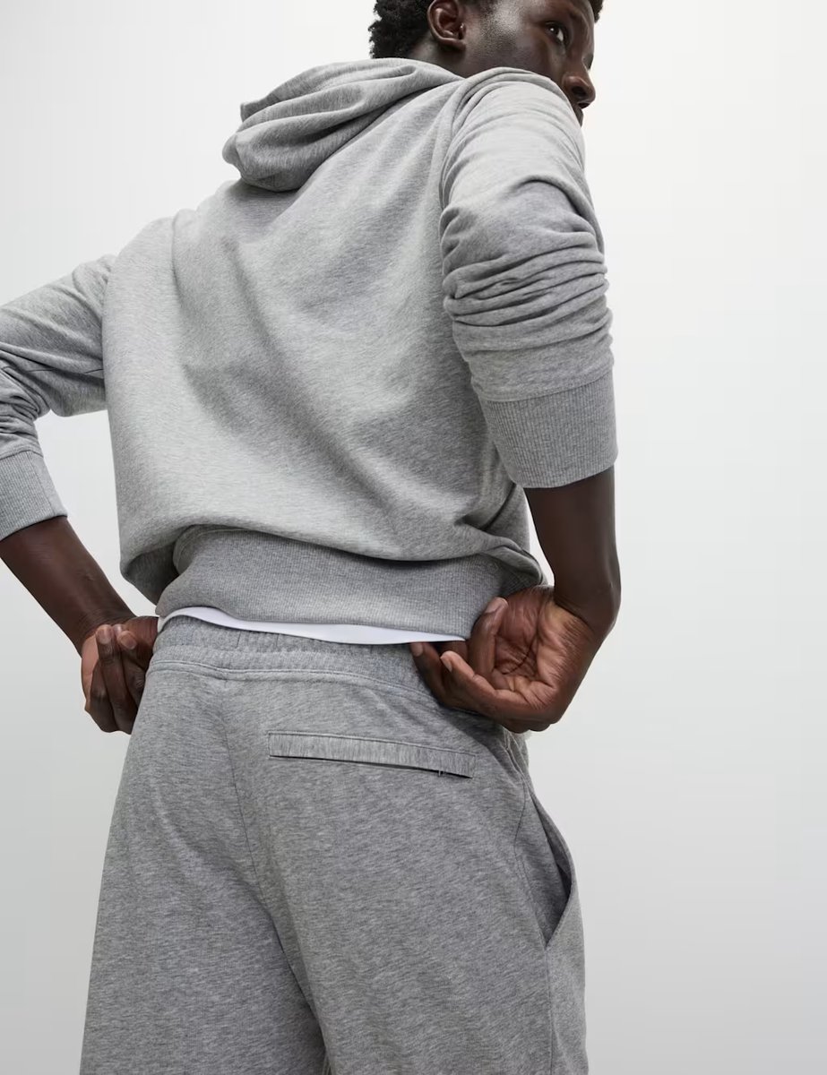 Marks & Spencer M&S Cuffed Joggers Grey Marl - 4