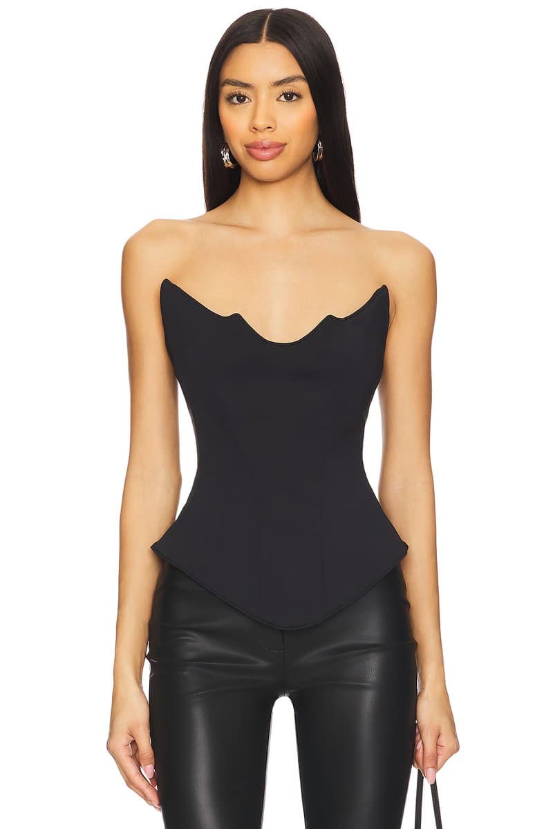 revolve April Zipper Corset Top
