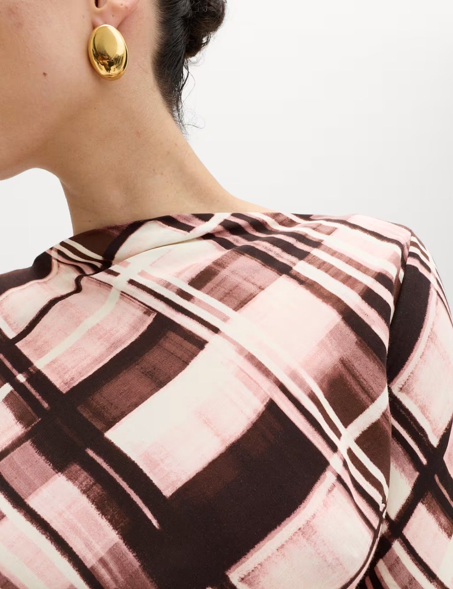 Marks & Spencer M&S Checked Mini Slip Dress Black Mix - 2