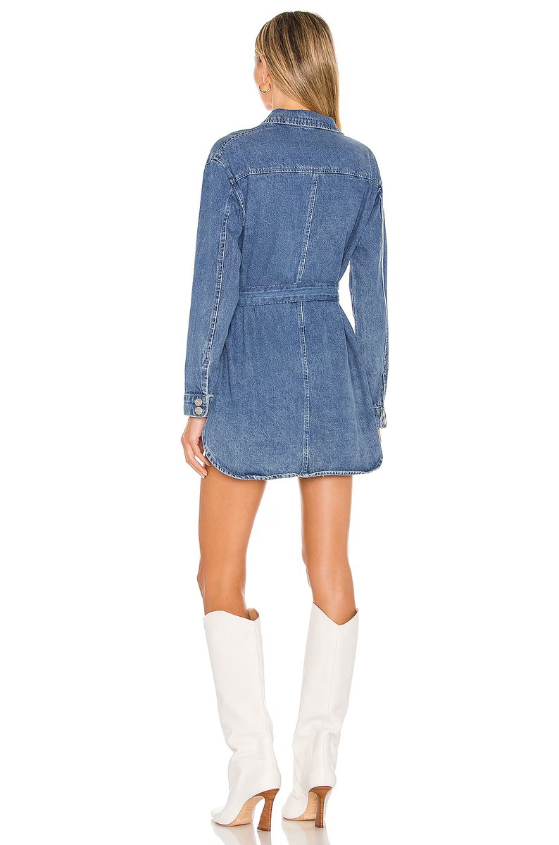revolve Kelsie Denim Dress - 3