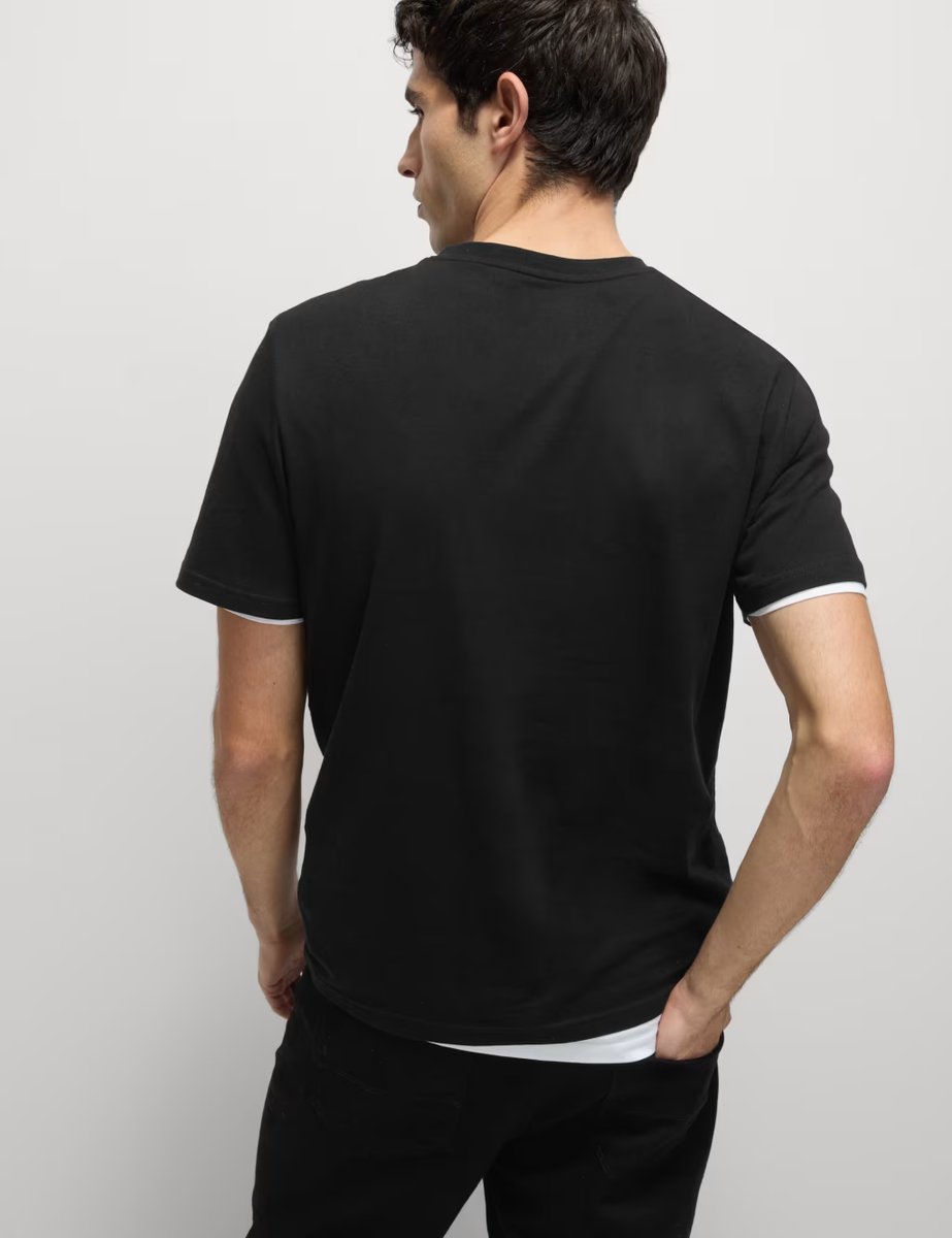 Marks & Spencer M&S 3 Pack Pure Cotton V-Neck T-Shirts Navy Mix - 3