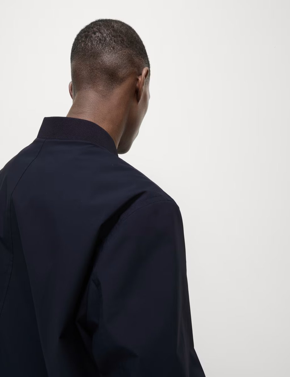 Marks & Spencer M&S Bomber Jacket with Stormwear™ Navy - 3