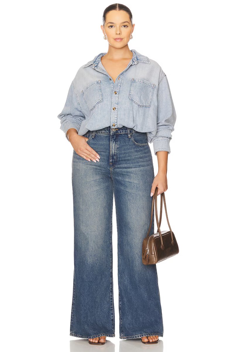 revolve Denim Shirt Jumpsuit - 2