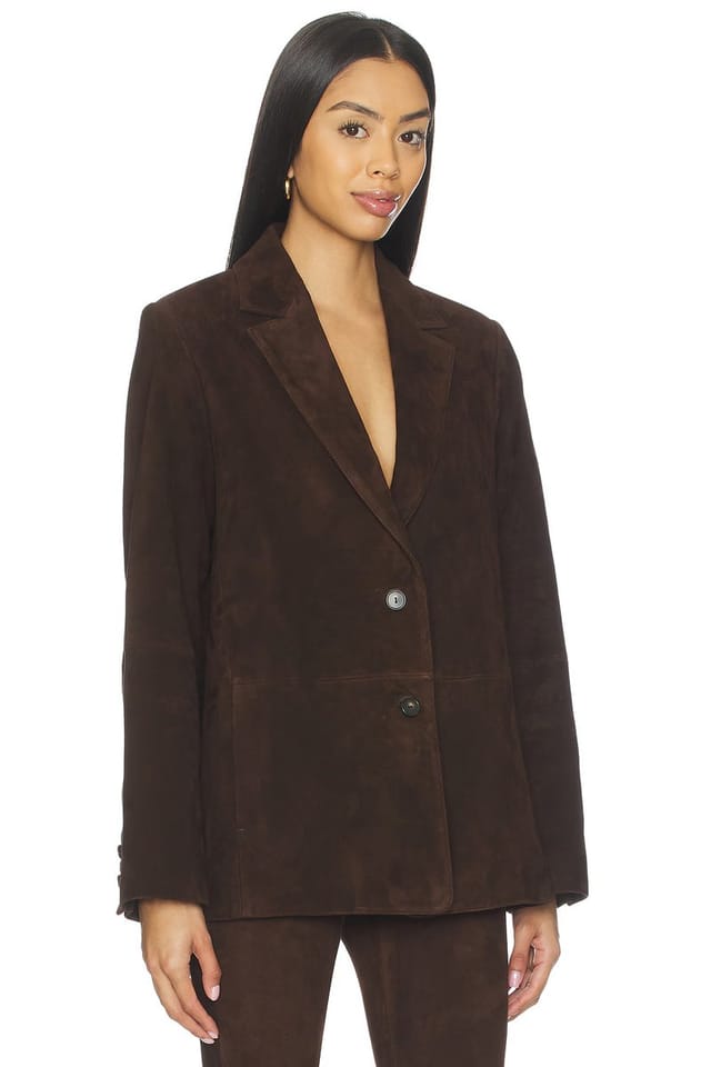 revolve Suede Blazer - 2