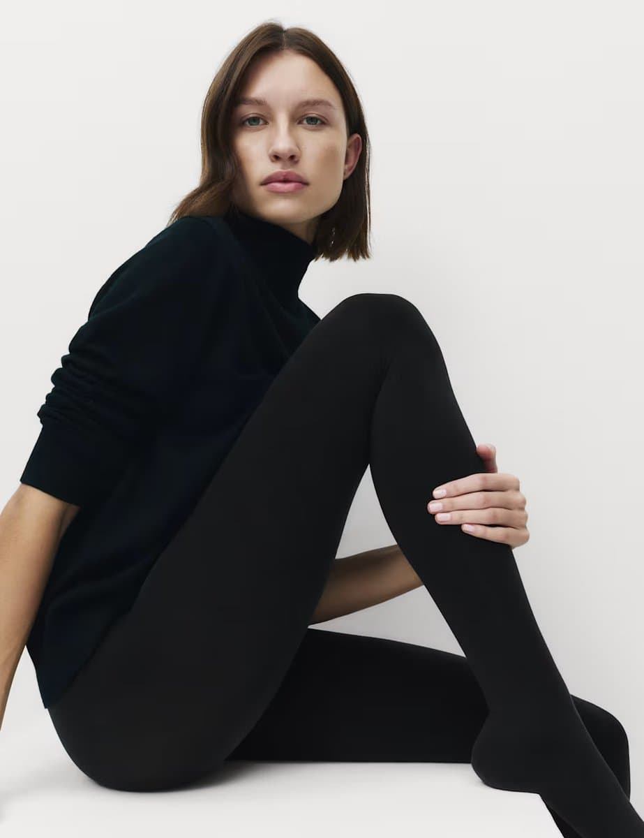 Marks & Spencer M&S Thermal Heatgen Medium Tights in Black
