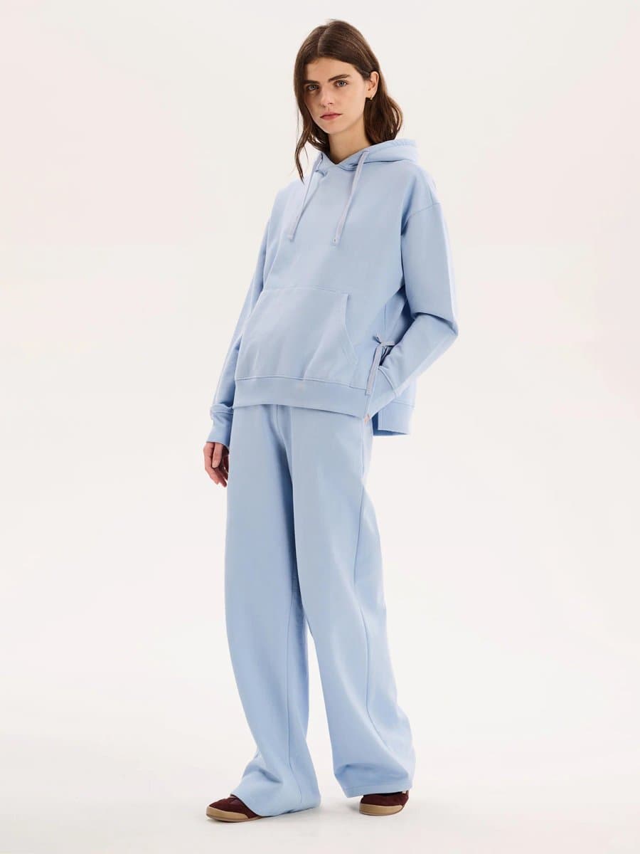 OMNES OMNES Georgie Straight Leg Jogger in Light Blue
