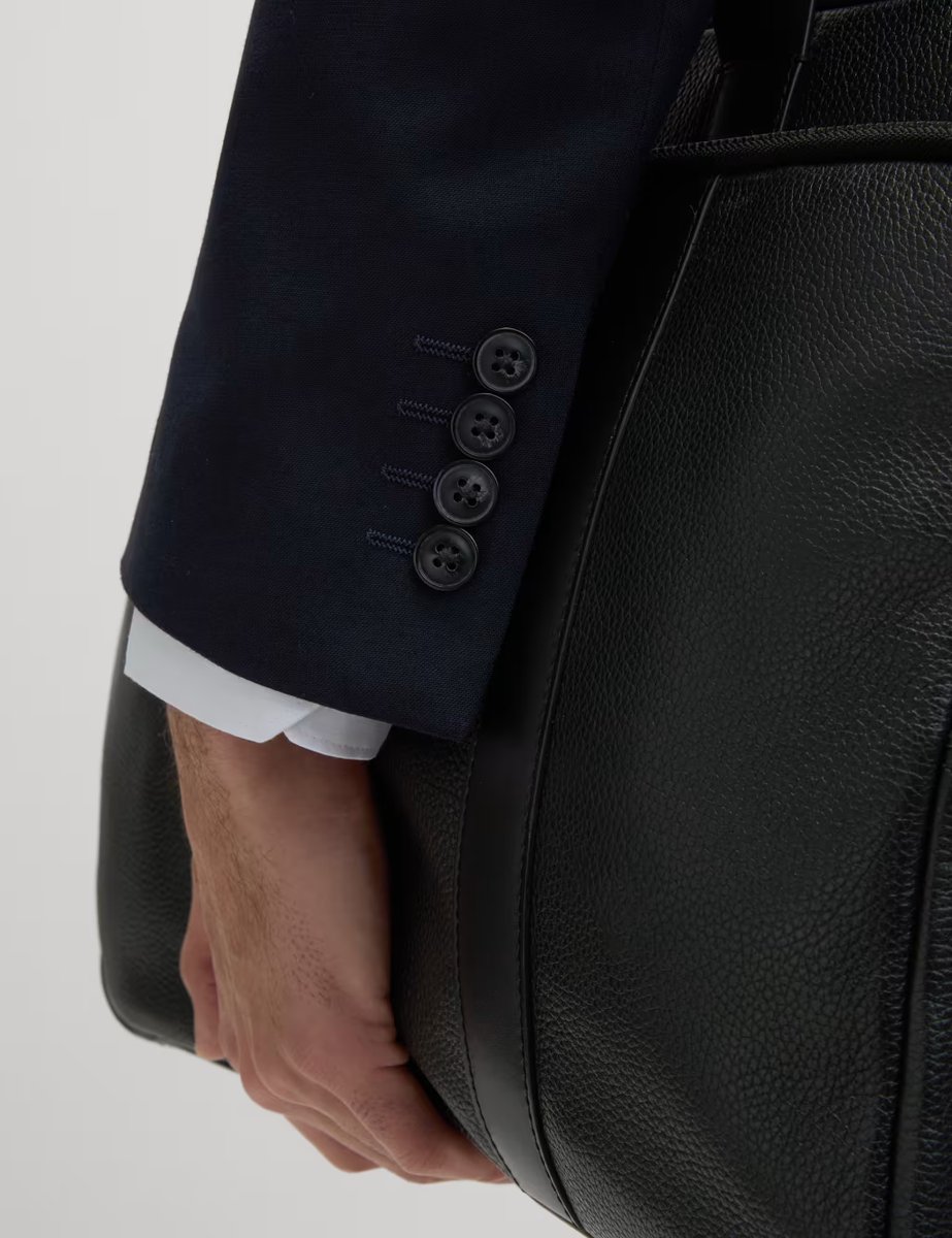 Marks & Spencer M&S Regular Fit Machine Washable Suit Jacket Navy - 3