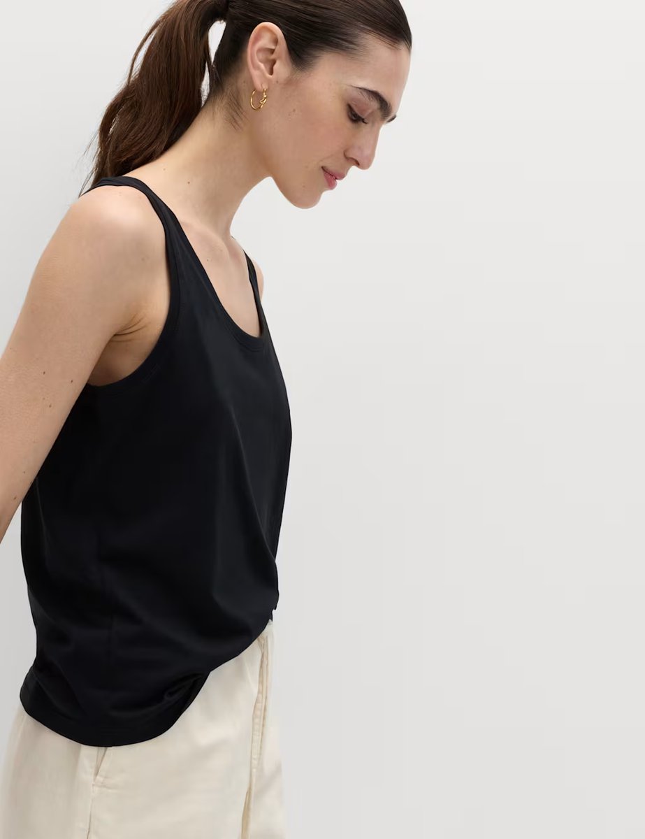 Marks & Spencer M&S 4 Pack Cotton Rich Ribbed Vest Tops Multi - 2