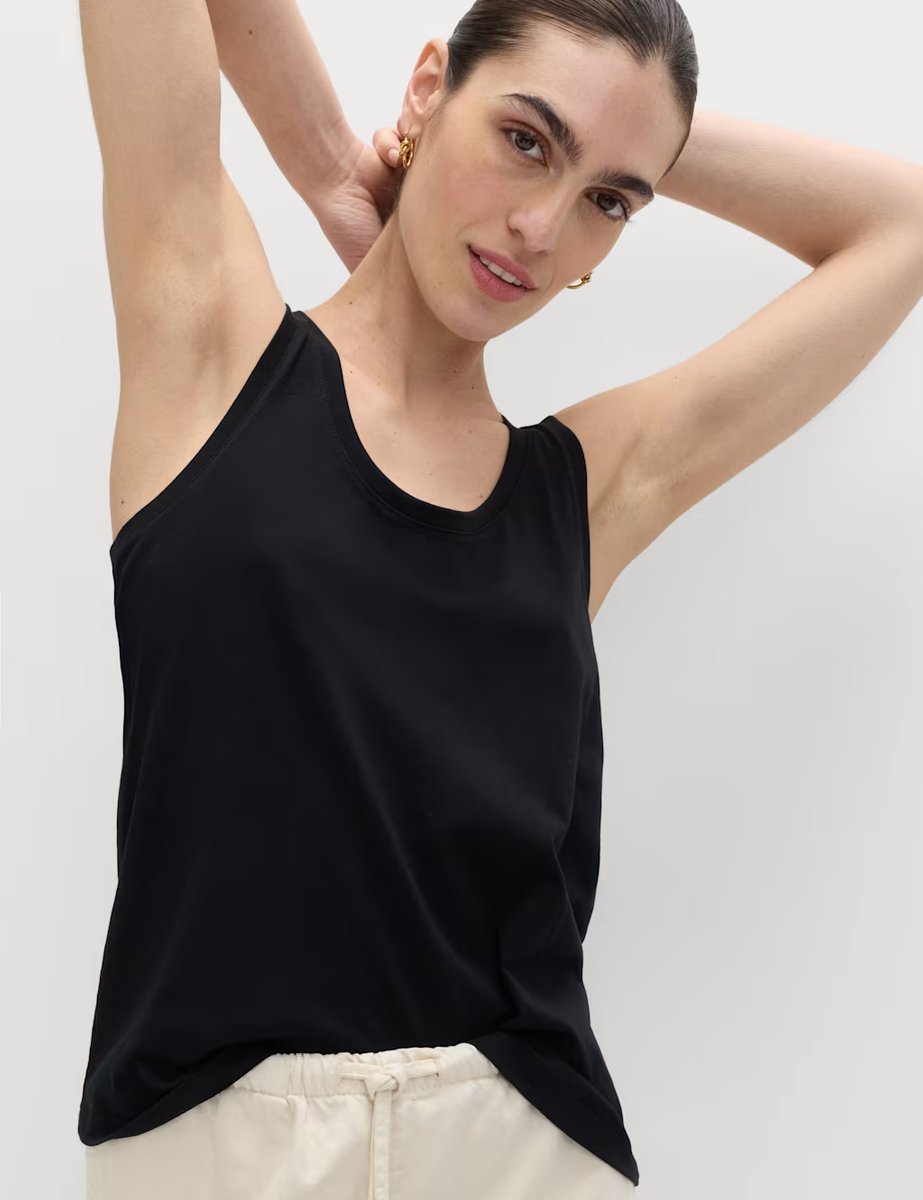 Marks & Spencer M&S 4 Pack Cotton Rich Ribbed Vest Tops Multi - 3