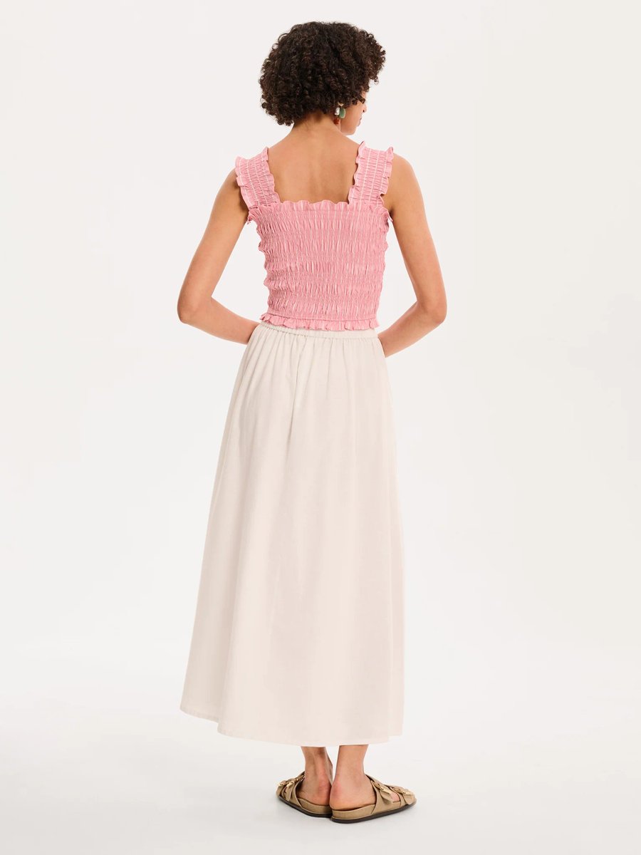 OMNES Jolie Skirt in White - 2