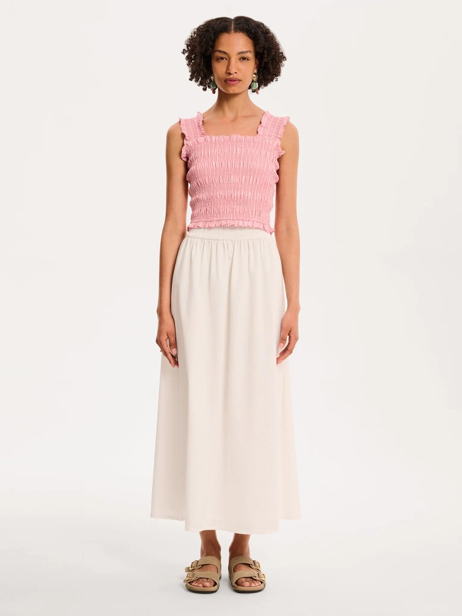 OMNES Jolie Skirt in White - 3