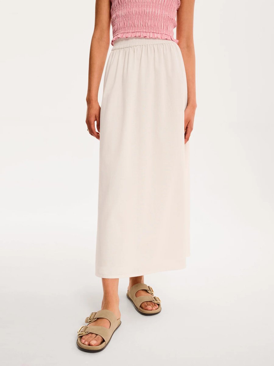 OMNES Jolie Skirt in White - 4