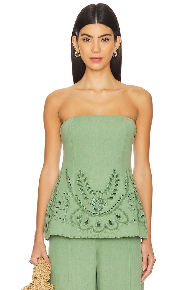 revolve Strapless Top