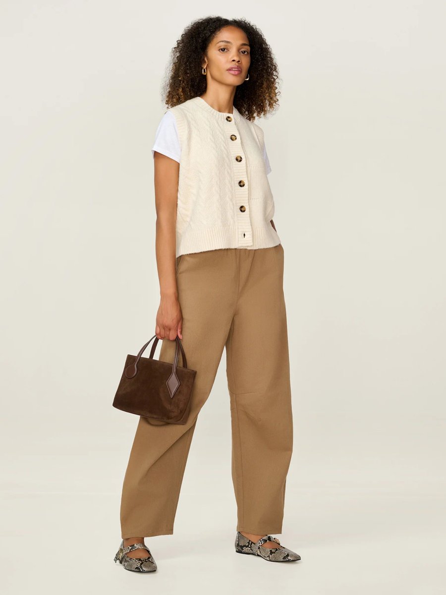 OMNES Matilda Vest in Cream - 2