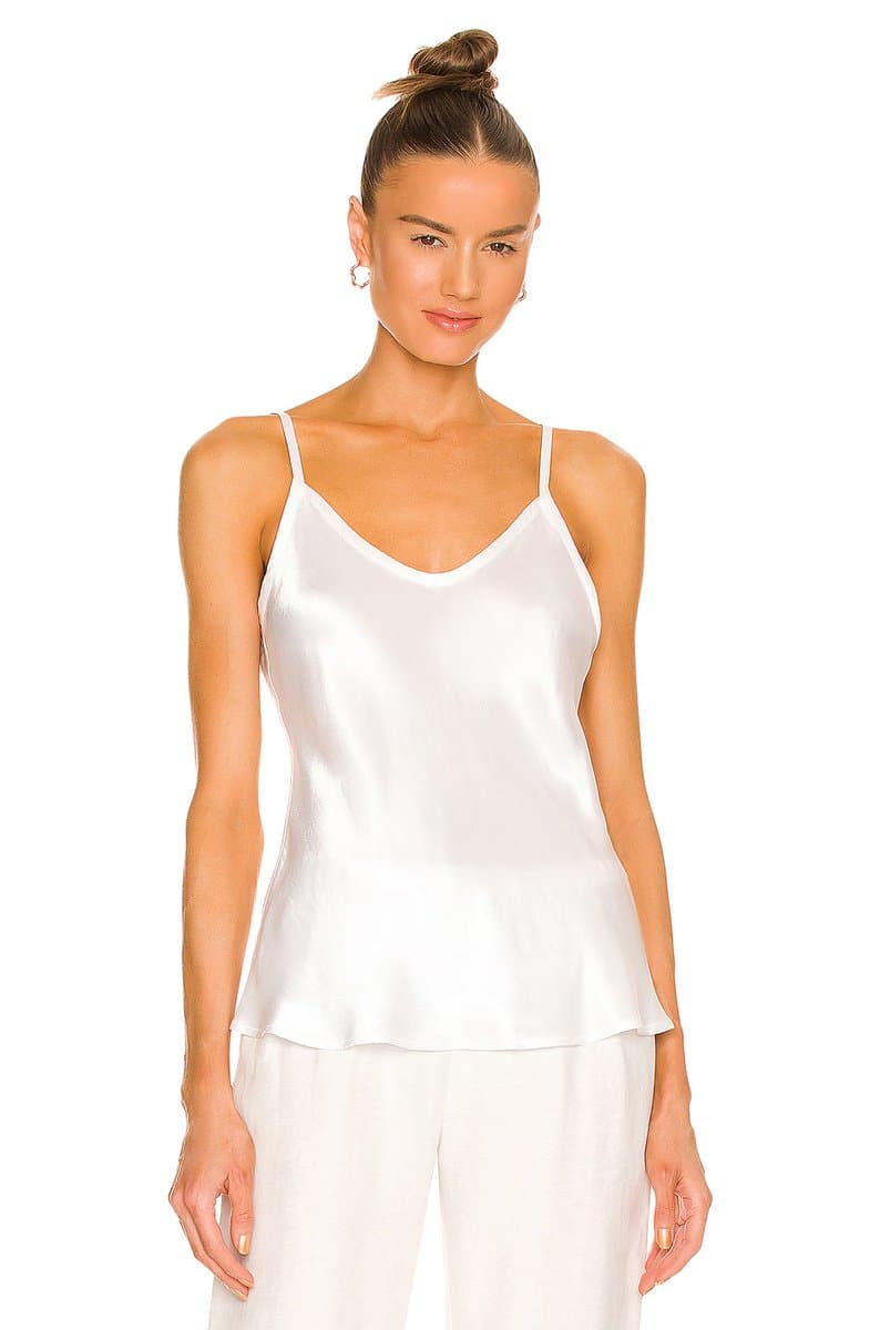 revolve Revolve Bias Cami in White