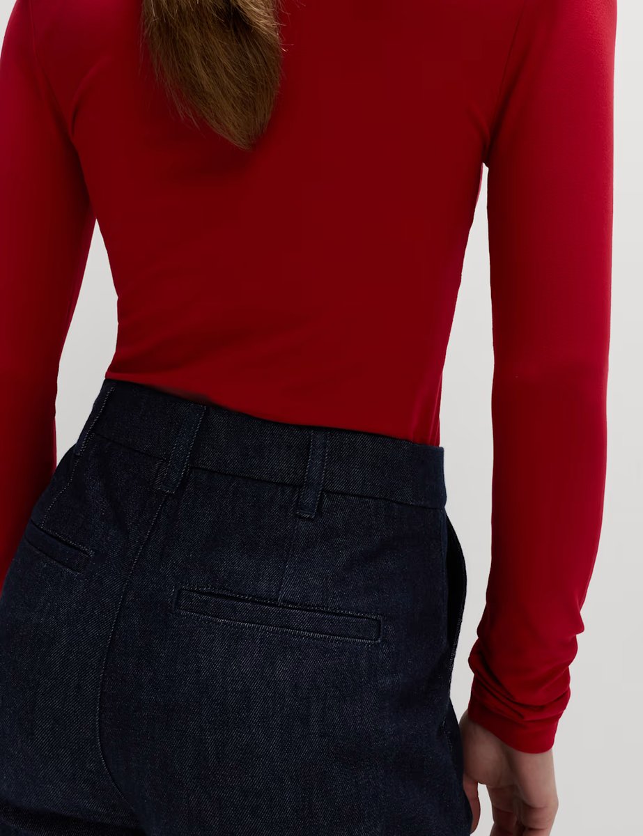 Marks & Spencer M&S Premium High Rise Denim Trousers Indigo Mix - 2