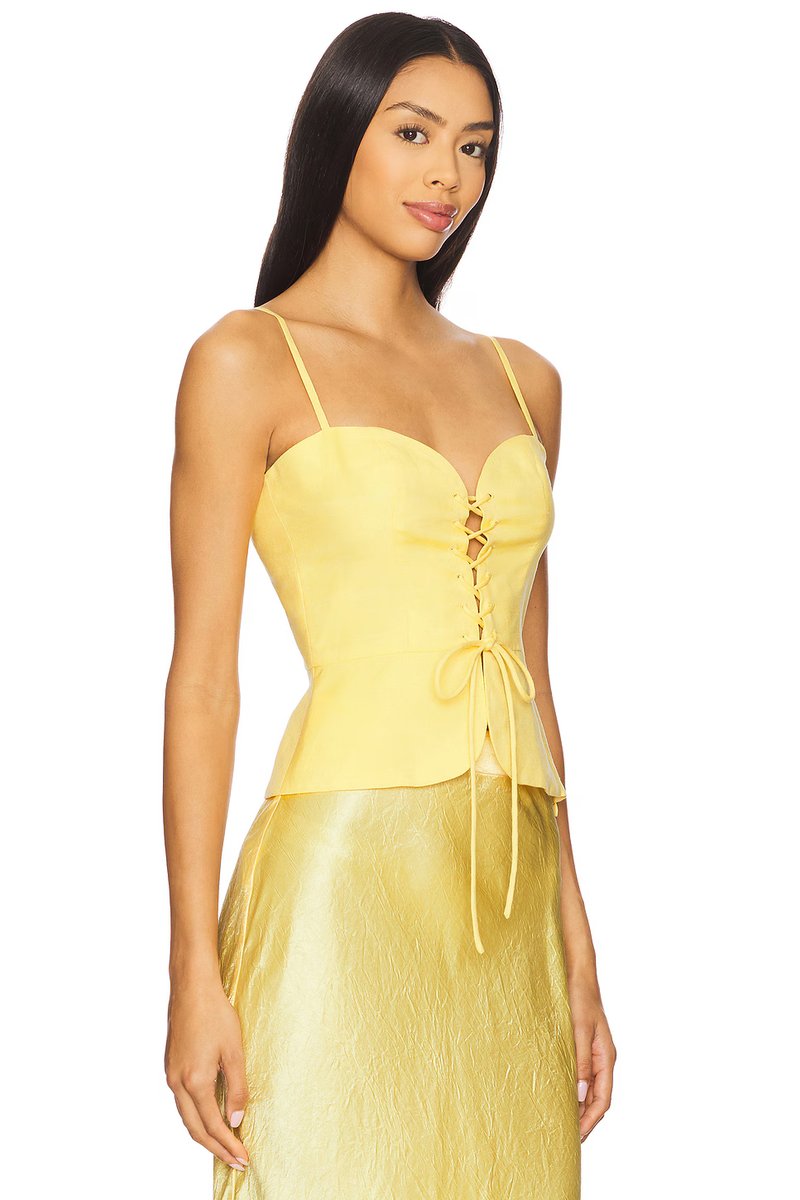 revolve Josie Linen Top - 2