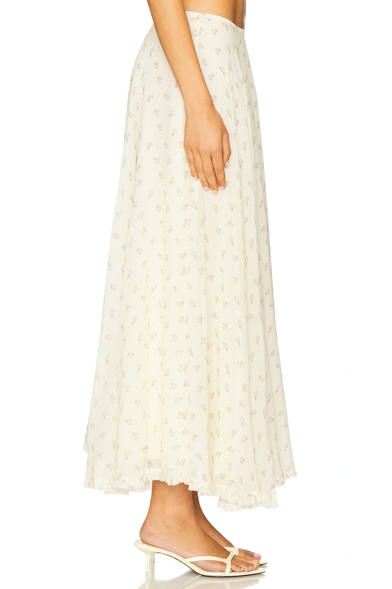 revolve Rose Skirt - 3