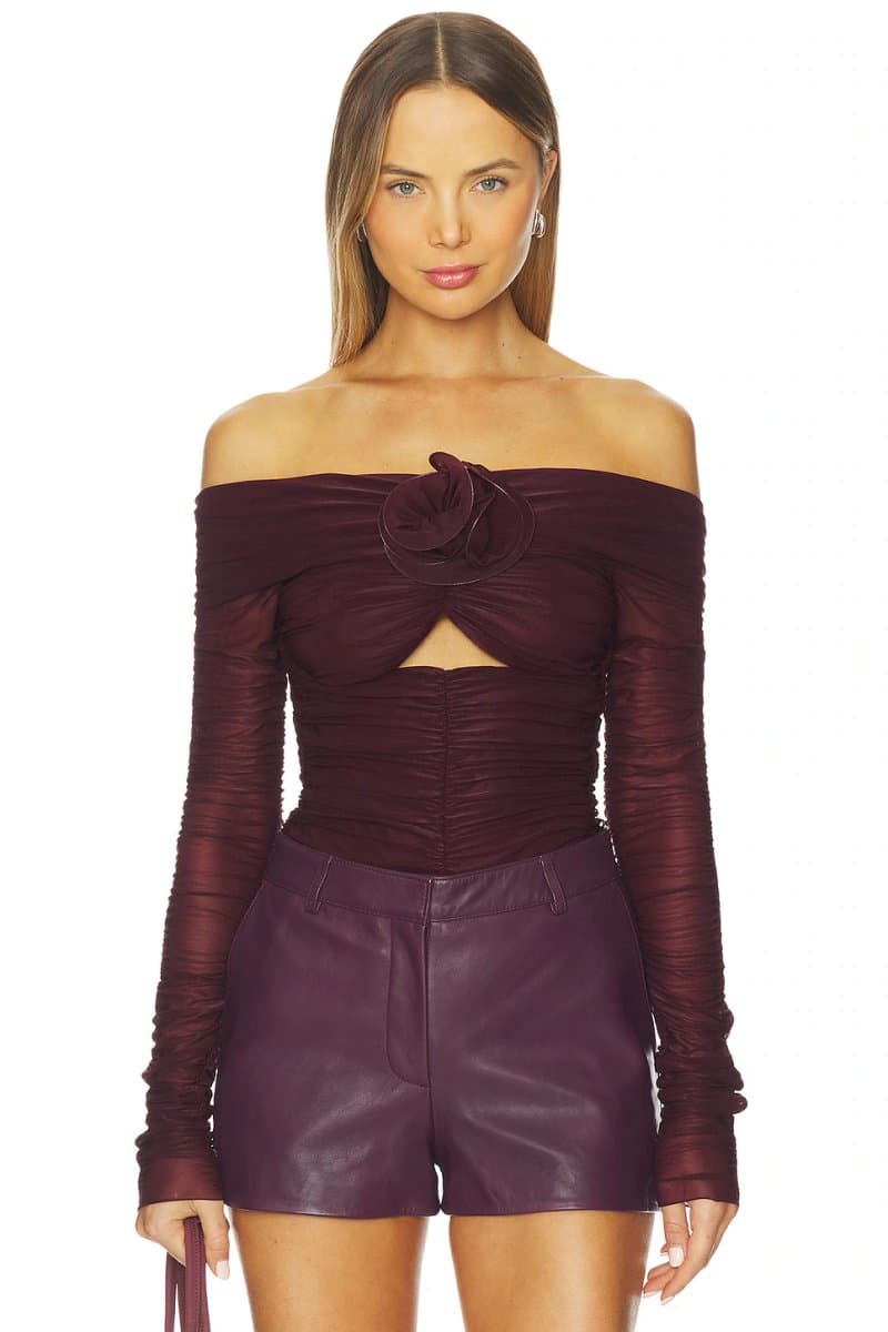 revolve Flower Bloom Bodysuit