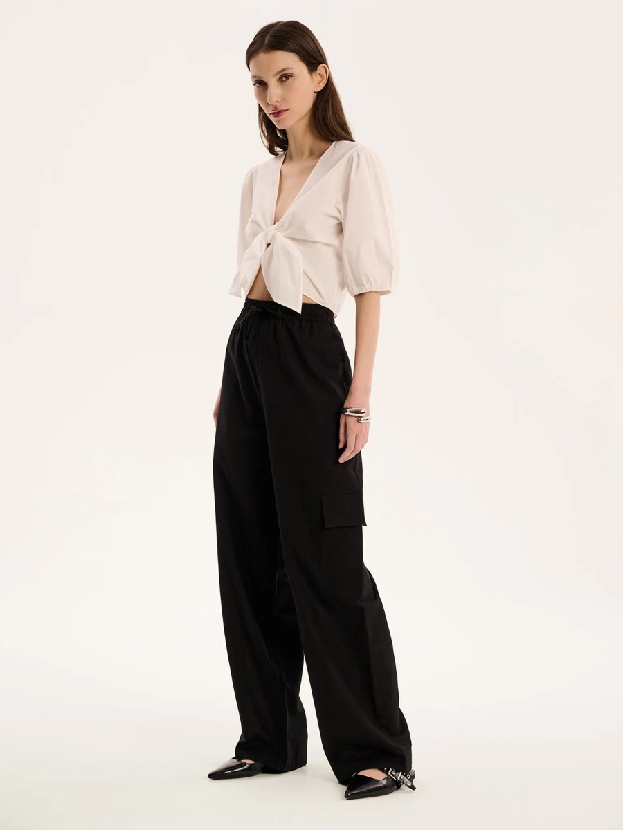 OMNES Frank Trouser in Black - 2