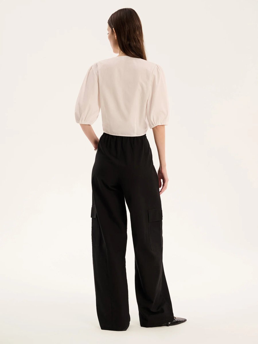 OMNES Frank Trouser in Black - 3