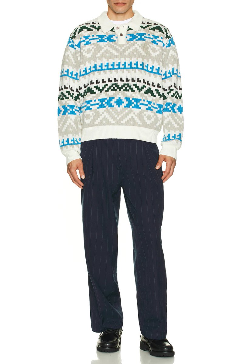 revolve Geo Sweater Polo - 4