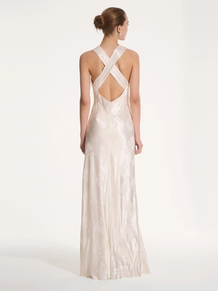 OMNES Kew Dress in Ivory - 2