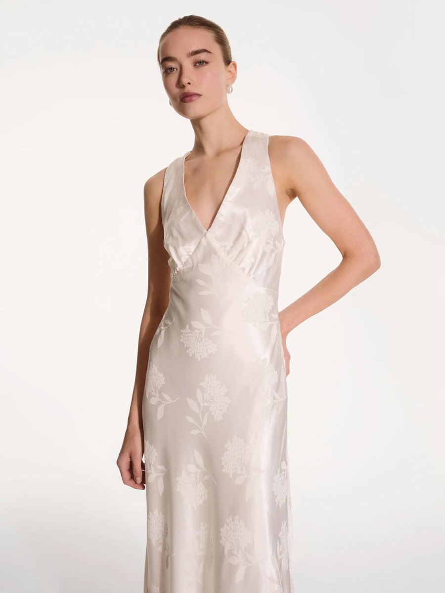 OMNES Kew Dress in Ivory - 4