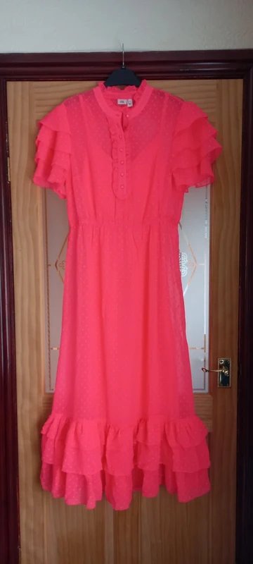 River Island Brand new ladies Pink Chiffon River Island Maxi Dress(size 12) - 3