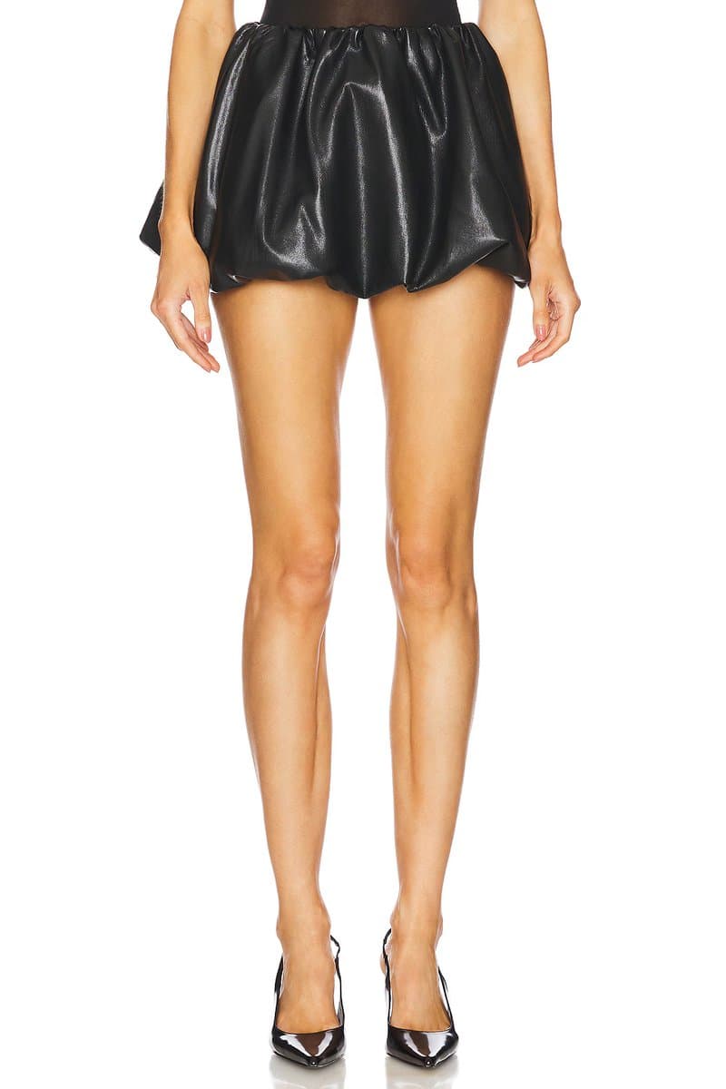 revolve Elena Faux Leather Mini Skirt