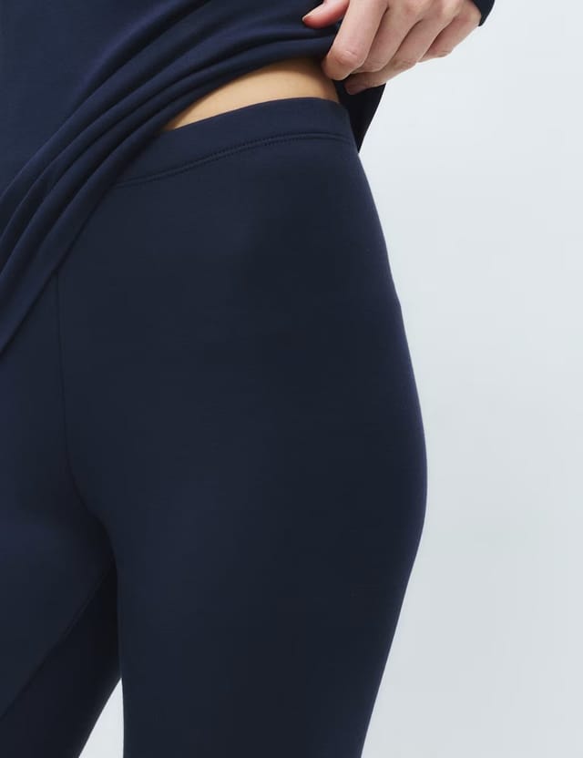Marks & Spencer M&S Heatgen™ Medium Thermal Brushed Leggings Navy - 2