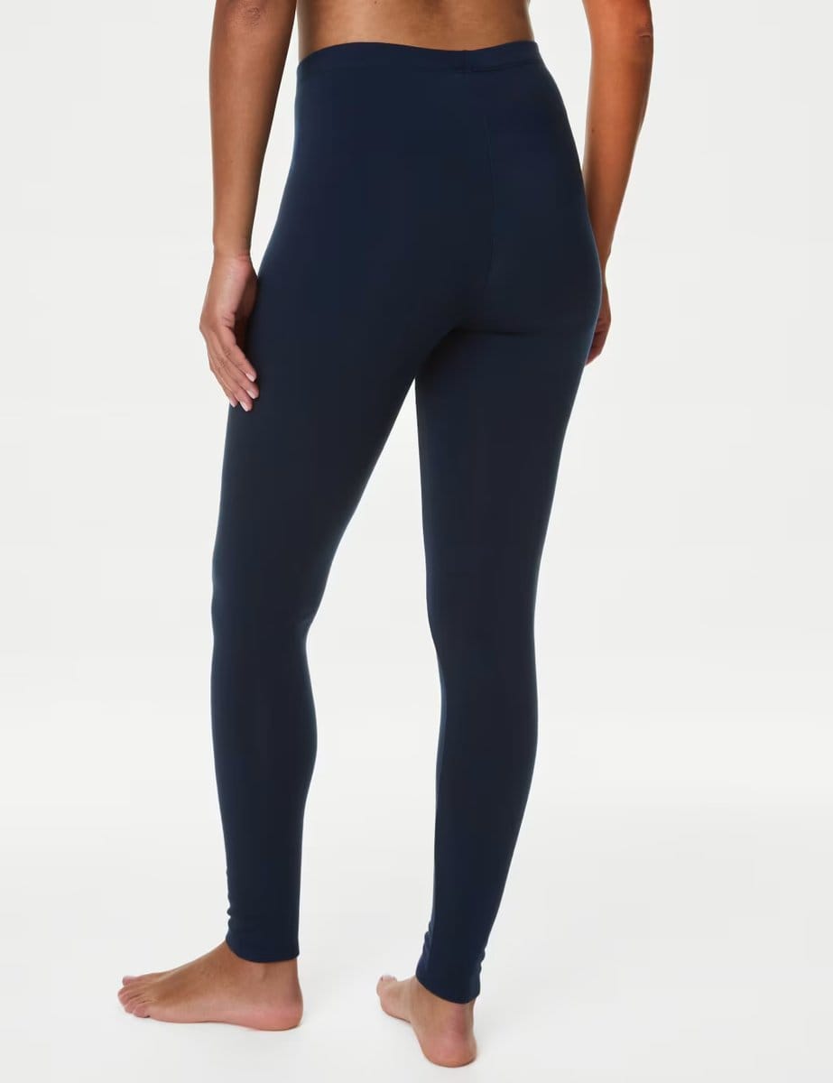 Marks & Spencer M&S Heatgen™ Medium Thermal Brushed Leggings Navy - 4