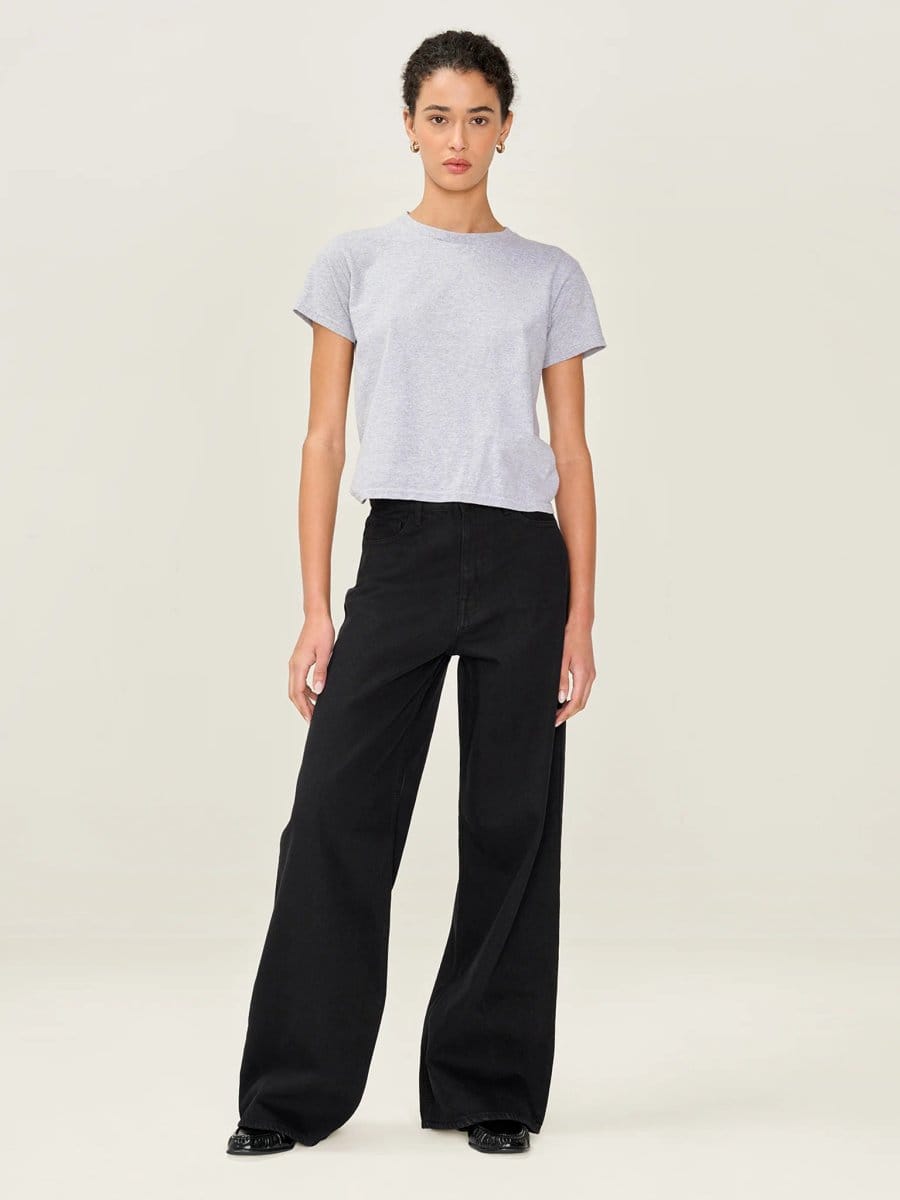 OMNES Connie Wide Jean in Black - 1