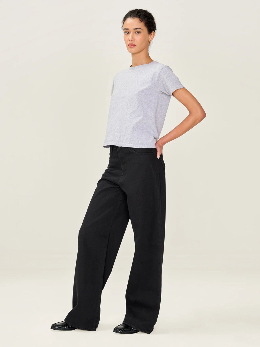 OMNES Connie Wide Jean in Black - 3