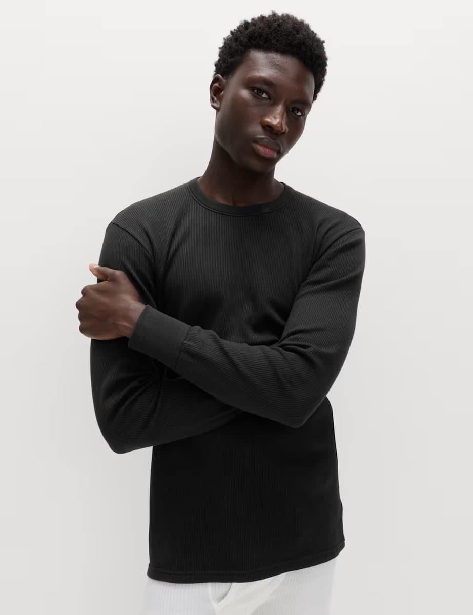 Marks & Spencer M&S Heatgen Black Thermal Long Sleeve Top