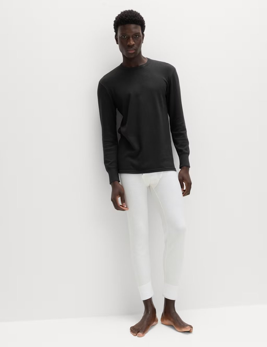 Marks & Spencer M&S Heatgen™ Medium Thermal Long Sleeve Tops Black - 3