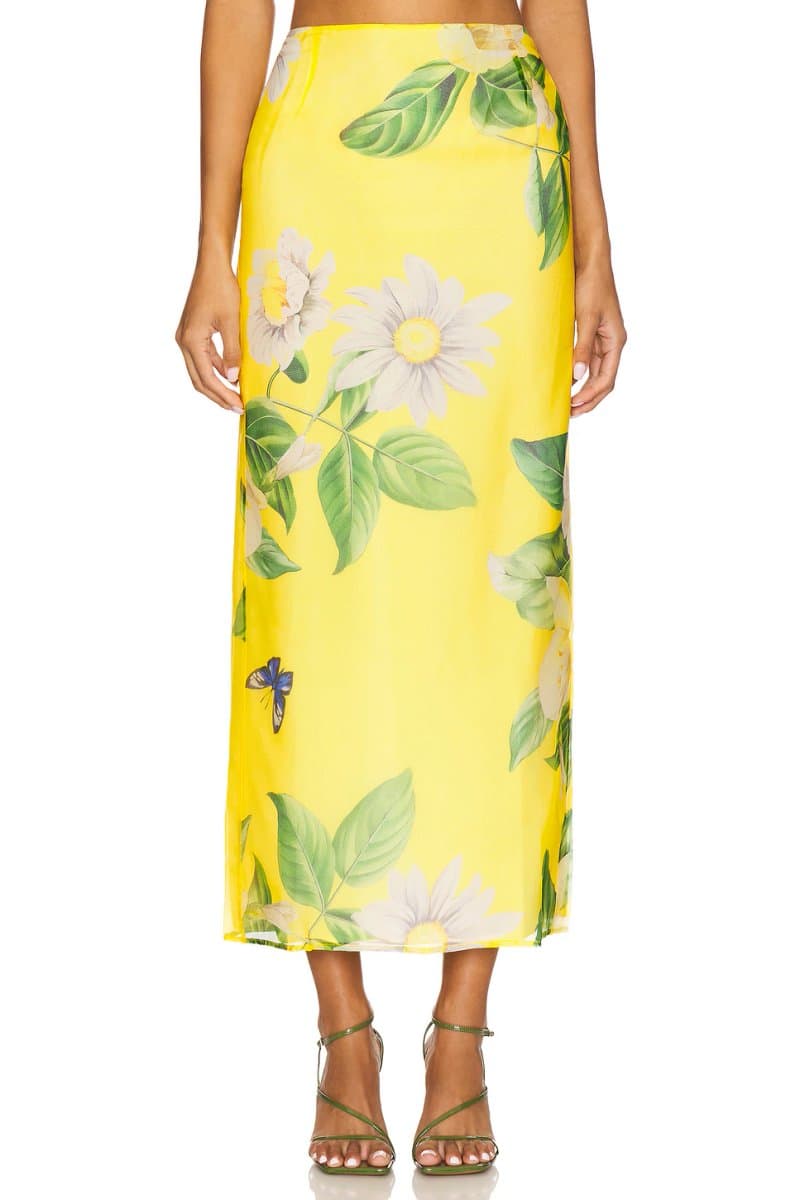 revolve Jing Maxi Skirt