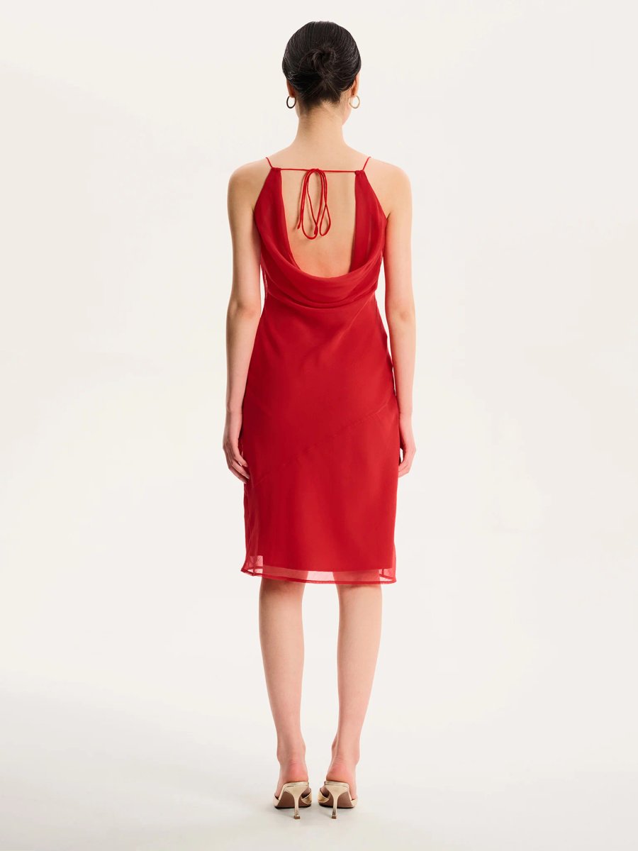 OMNES Kiki Dress in Red - 4