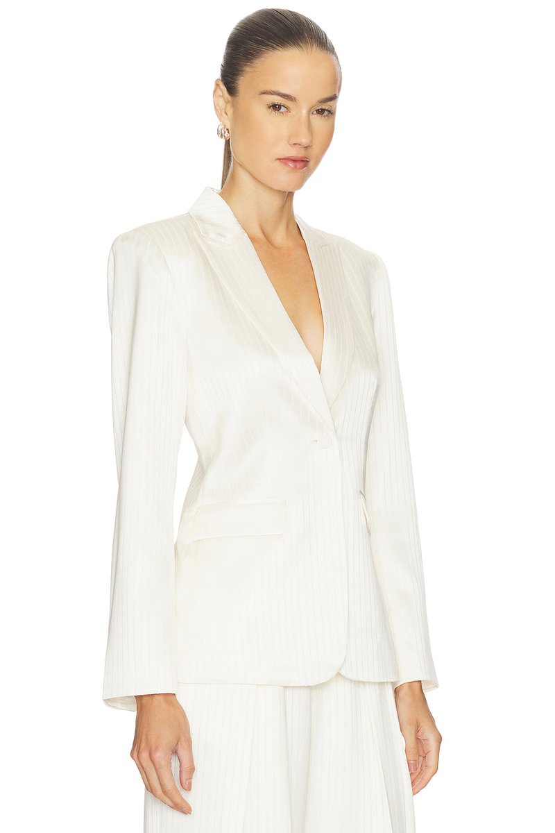 revolve Georgia Satin Stripe Cheyenne Blazer - 2