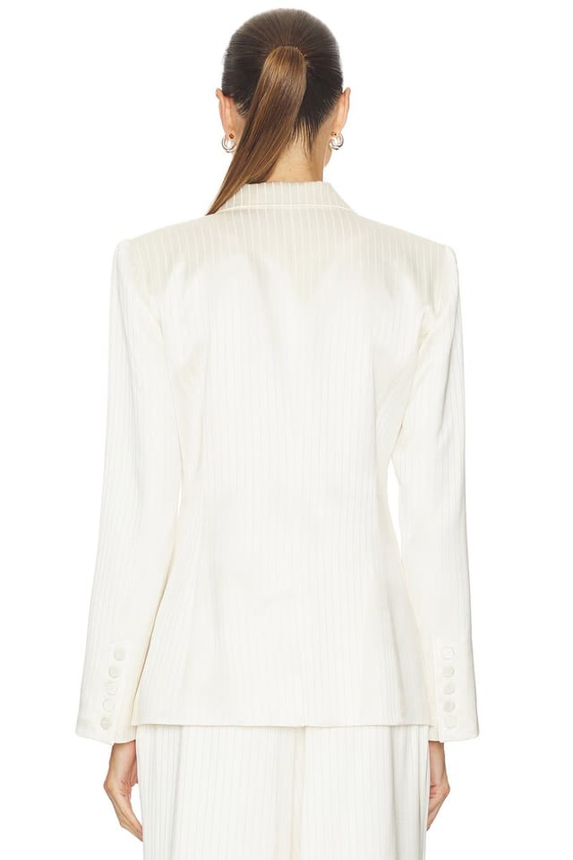 revolve Georgia Satin Stripe Cheyenne Blazer - 3