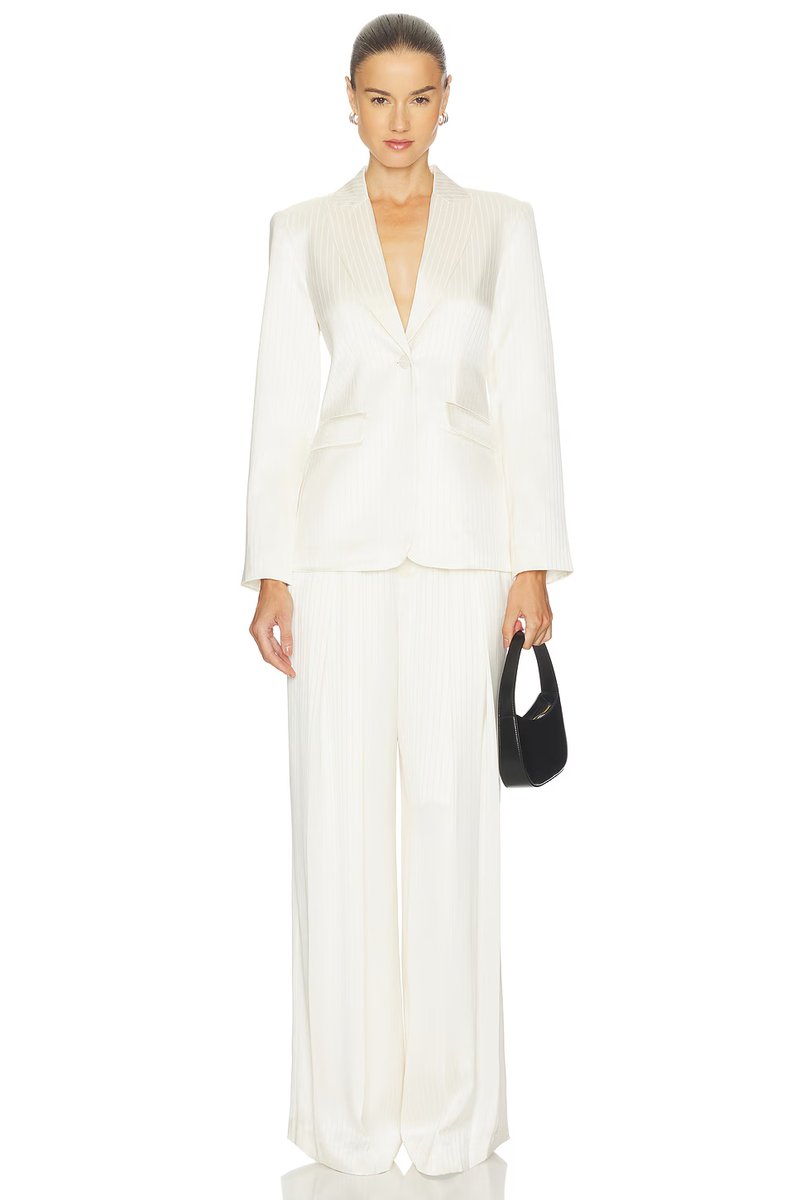 revolve Georgia Satin Stripe Cheyenne Blazer - 4