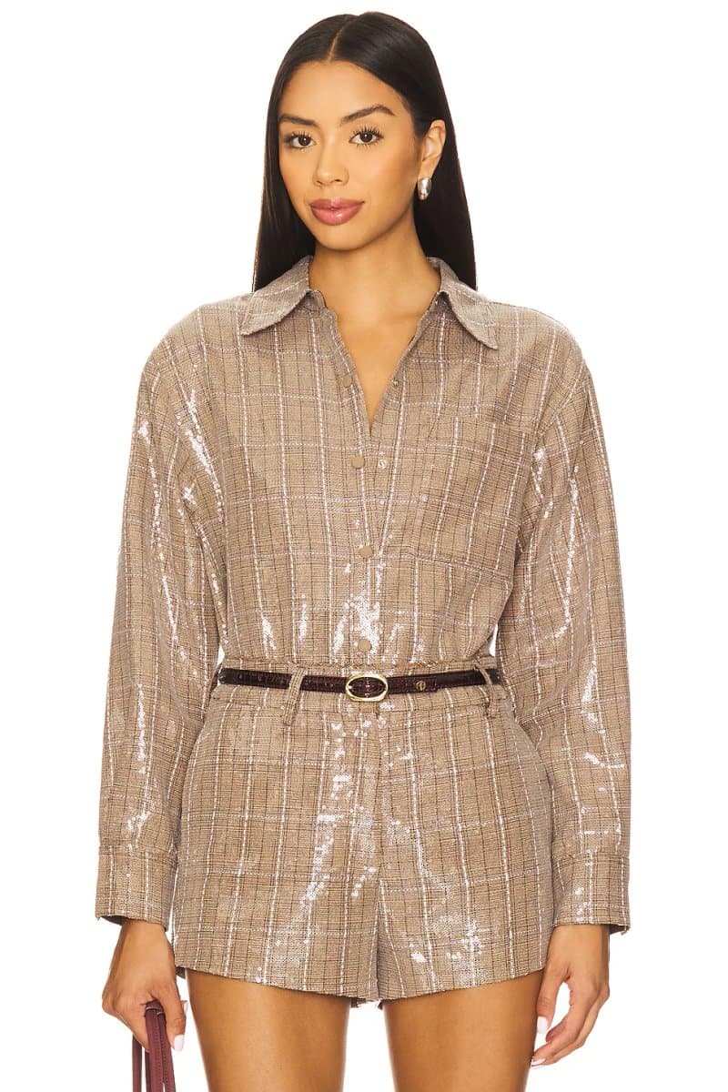 revolve Checkmate Oversized Shacket