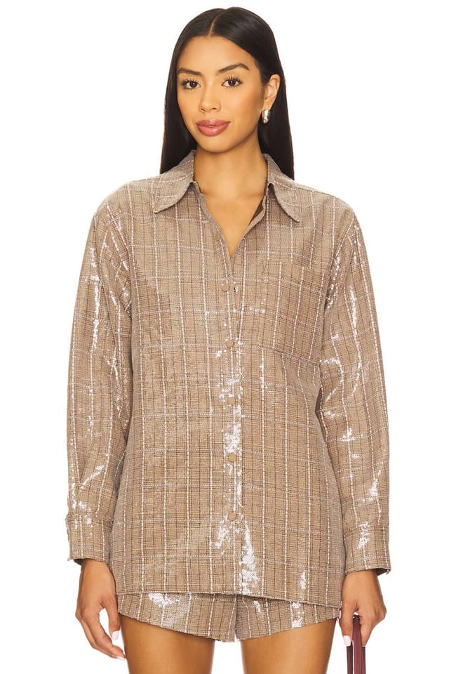 revolve Checkmate Oversized Shacket - 2