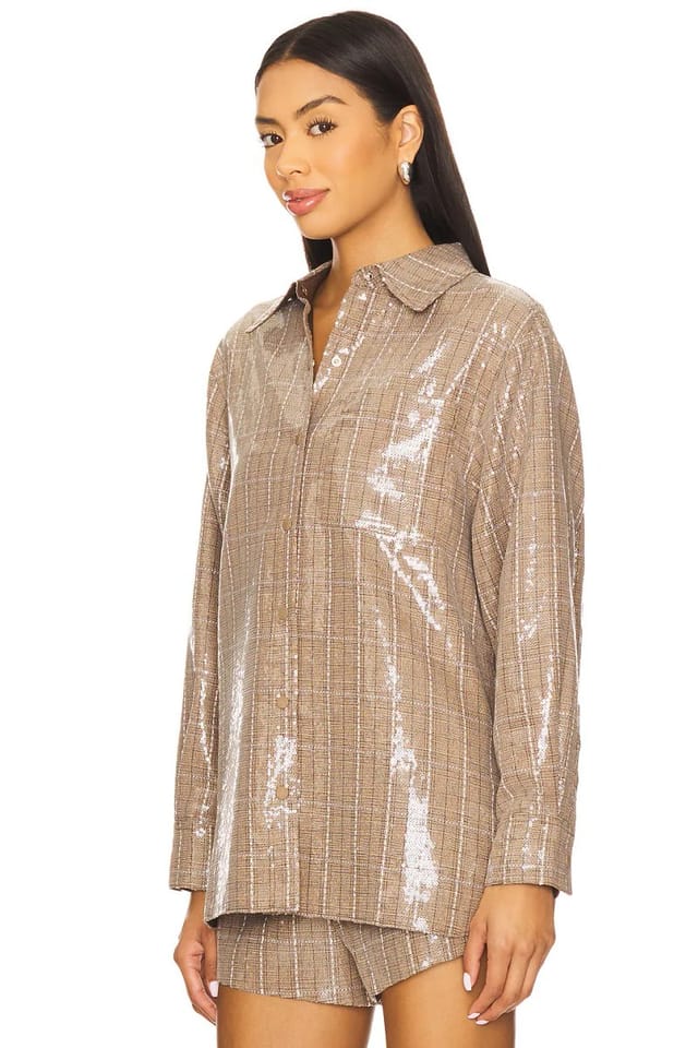 revolve Checkmate Oversized Shacket - 3