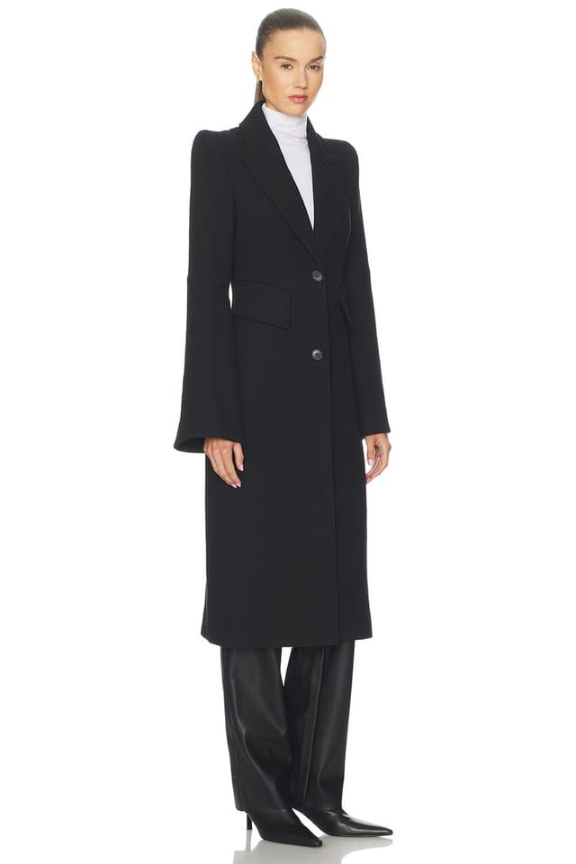 revolve Pagoda Brando Trumpet Sleeve Coat - 3
