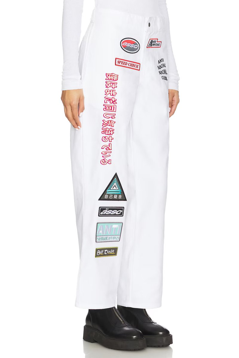 revolve Patched Up Racing Pants - 2